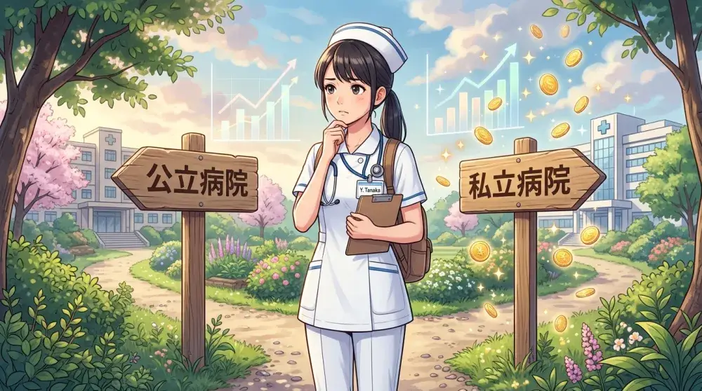 公立vs民間、看護師の生涯年収はどっちが高い？給与構造・昇給率・手当の決定的な違いを徹底解説
